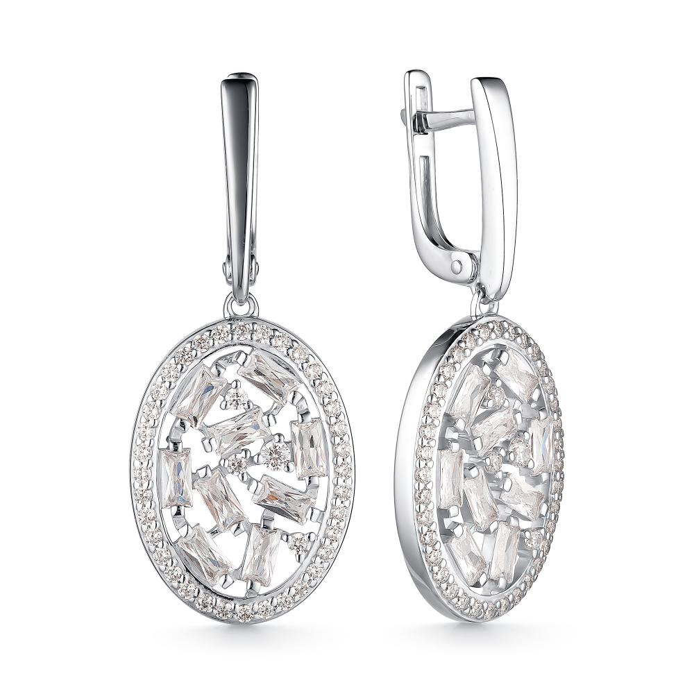 

Серьги из серебра с фианитом АЛЬКОР 02-2835_00КЦ-00, 02-2835_00КЦ-00