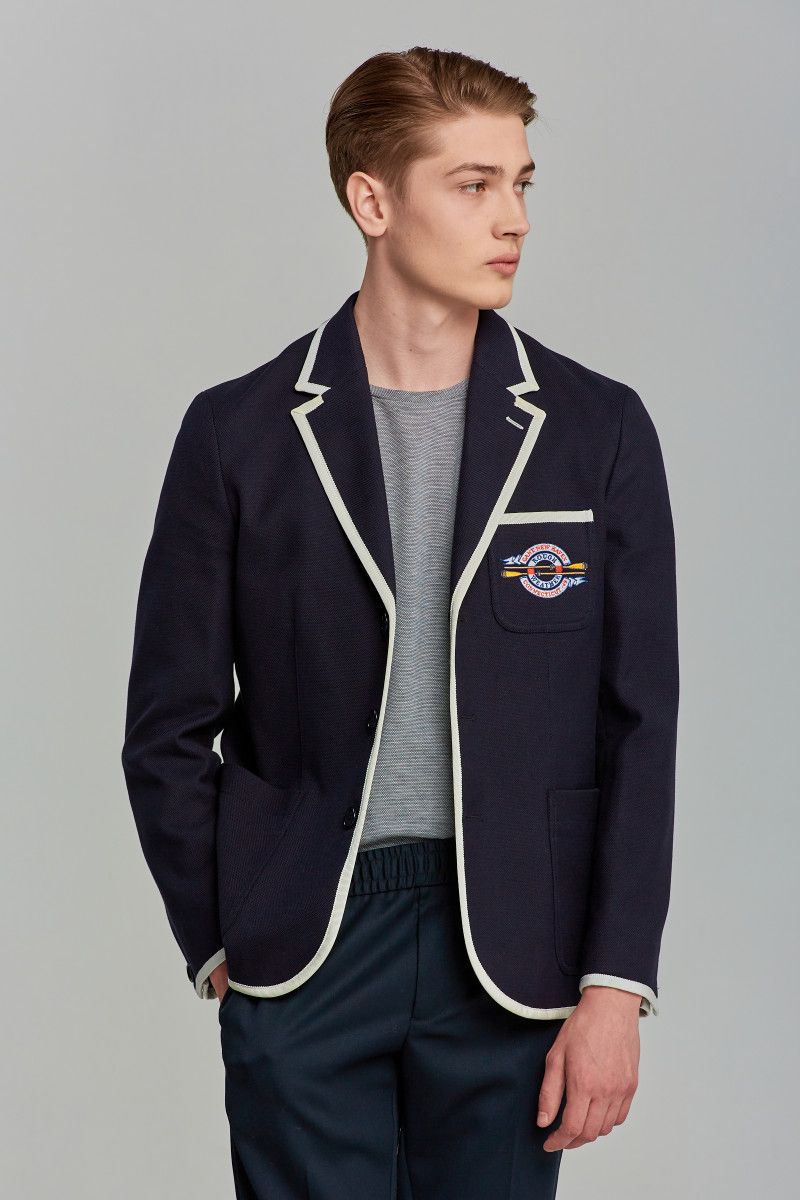 

Пиджак мужской GANT 7705151 синий 56 EU, 7705151