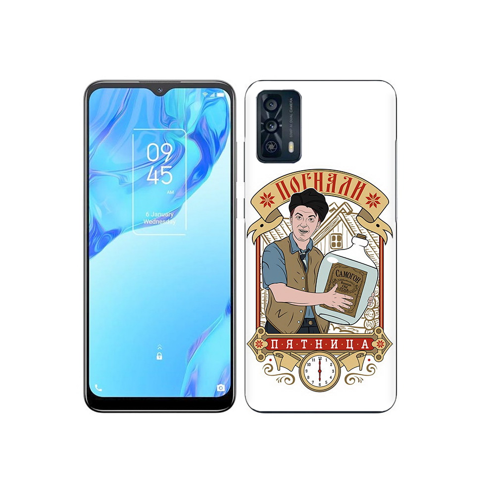 

Чехол MyPads Tocco для TCL 20B Погнали пятница, Прозрачный, Tocco