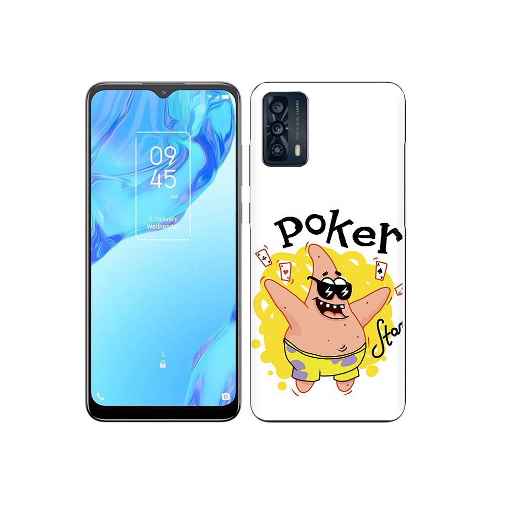 

Чехол MyPads Tocco для TCL 20B Патрик, Прозрачный, Tocco