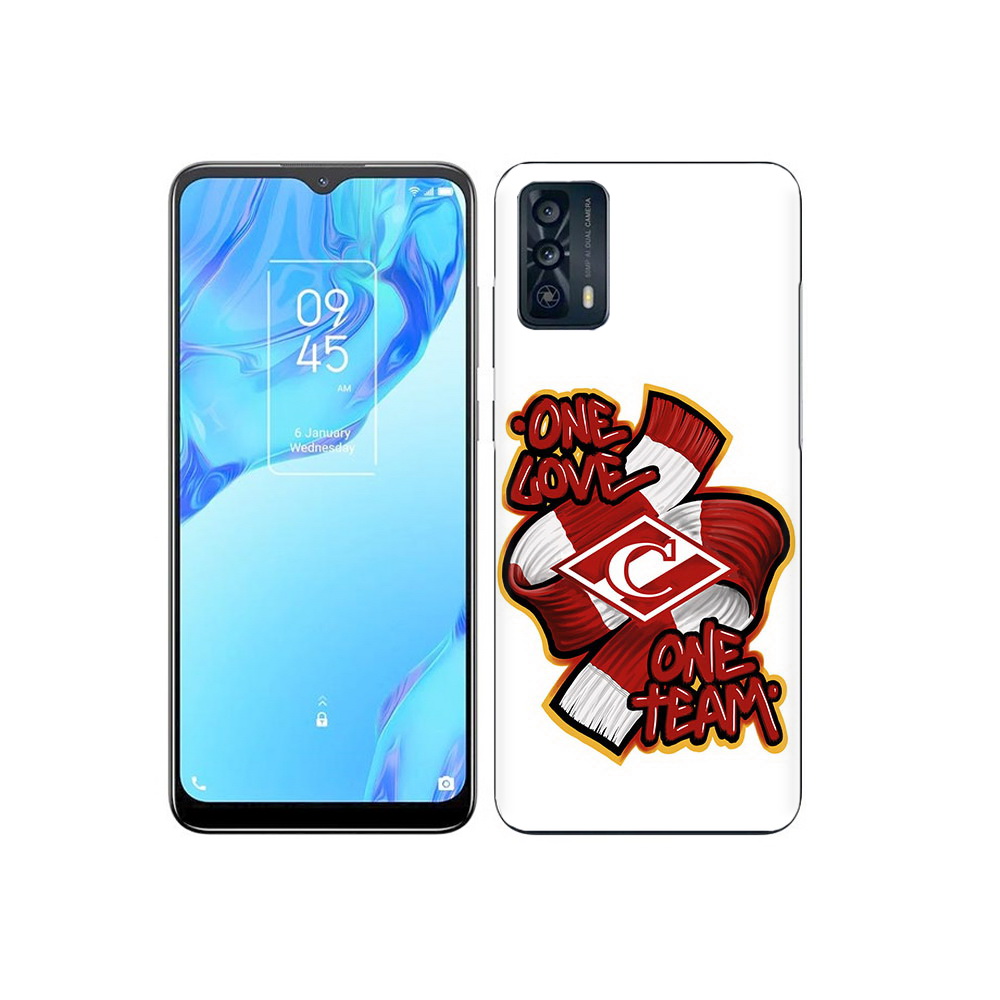 

Чехол MyPads Tocco для TCL 20B Одна любовь-Спартак, Прозрачный, Tocco