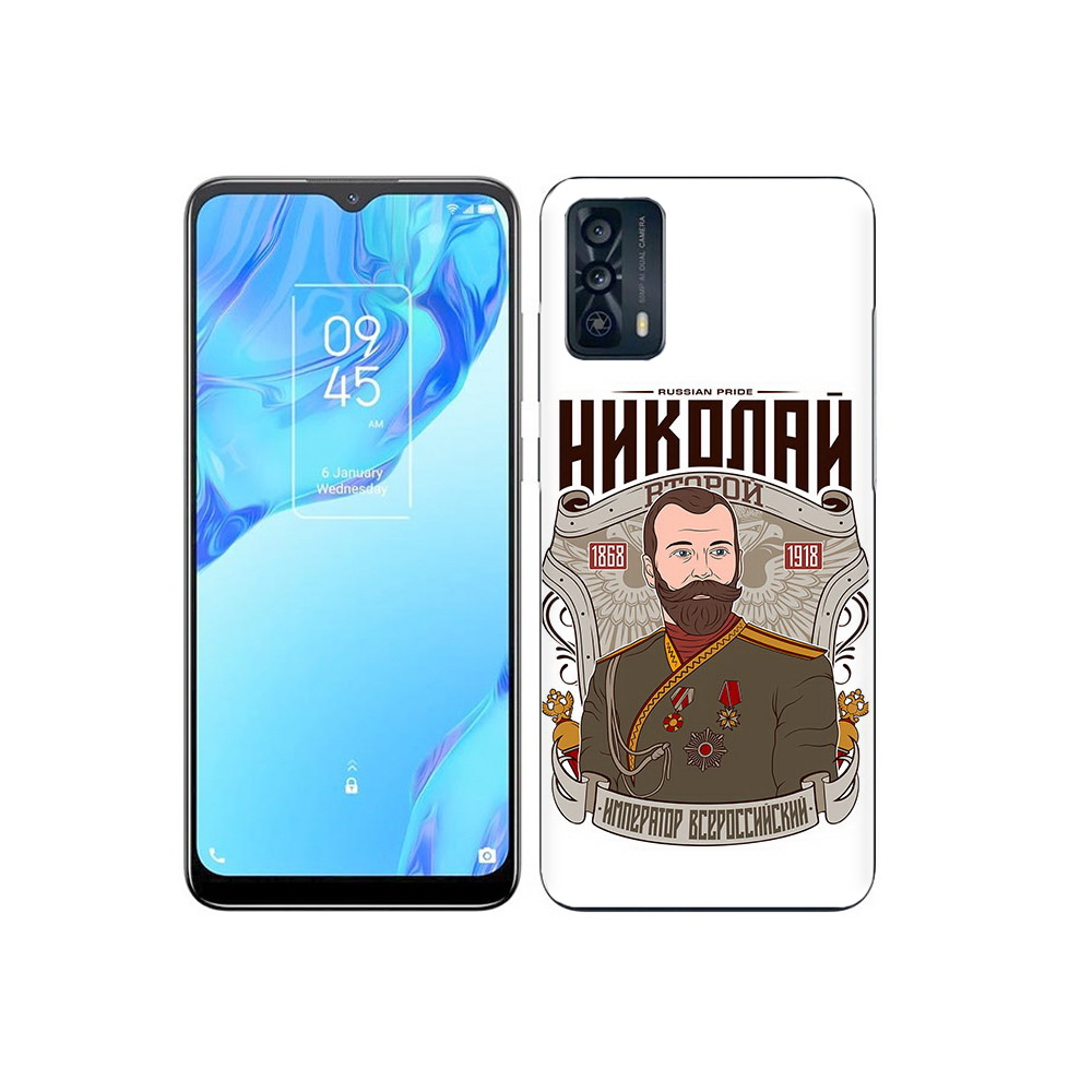 

Чехол MyPads Tocco для TCL 20B Николай второй, Прозрачный, Tocco