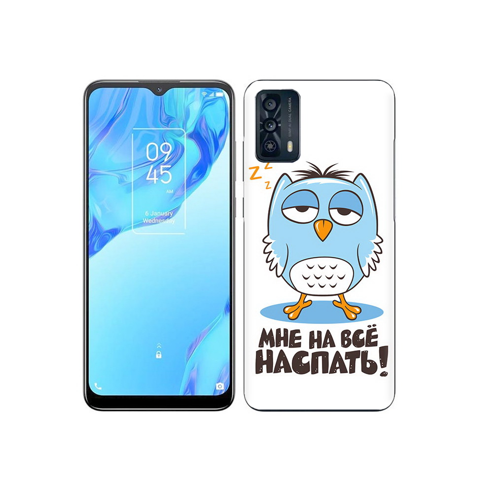 

Чехол MyPads Tocco для TCL 20B Мне на все наспать, Прозрачный, Tocco