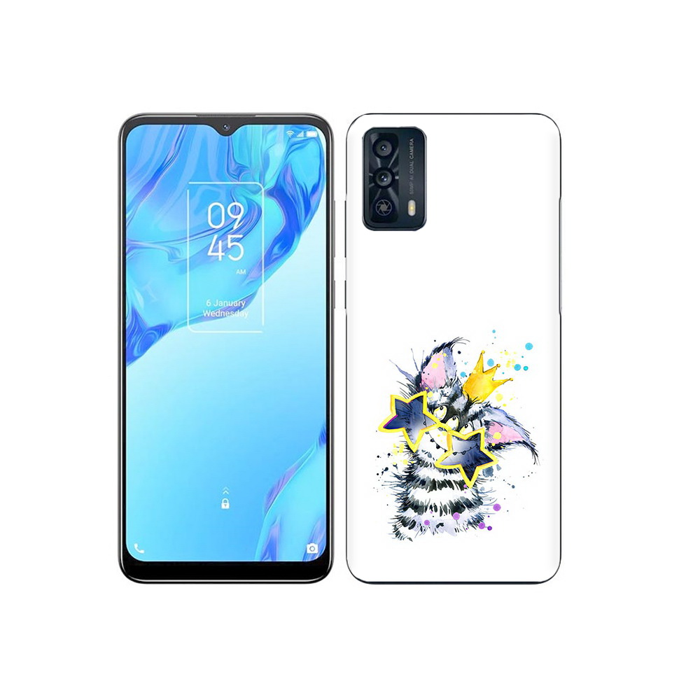 

Чехол MyPads Tocco для TCL 20B Мартовский Нуся, Прозрачный, Tocco
