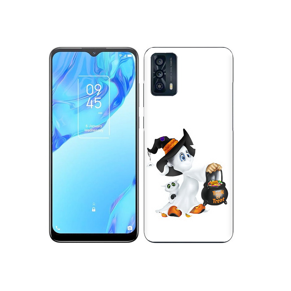 

Чехол MyPads Tocco для TCL 20B Маленький призрак, Прозрачный, Tocco