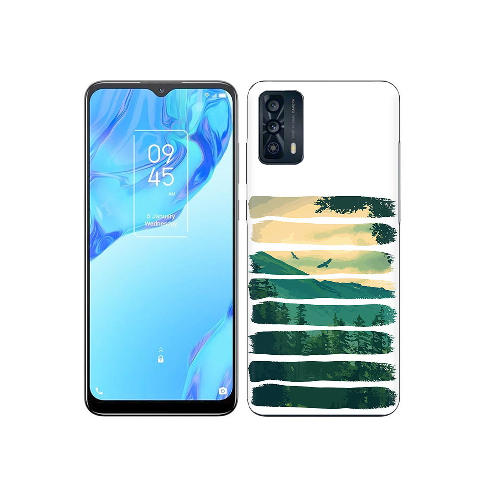 Чехол MyPads Tocco для TCL 20B Лесная чаща