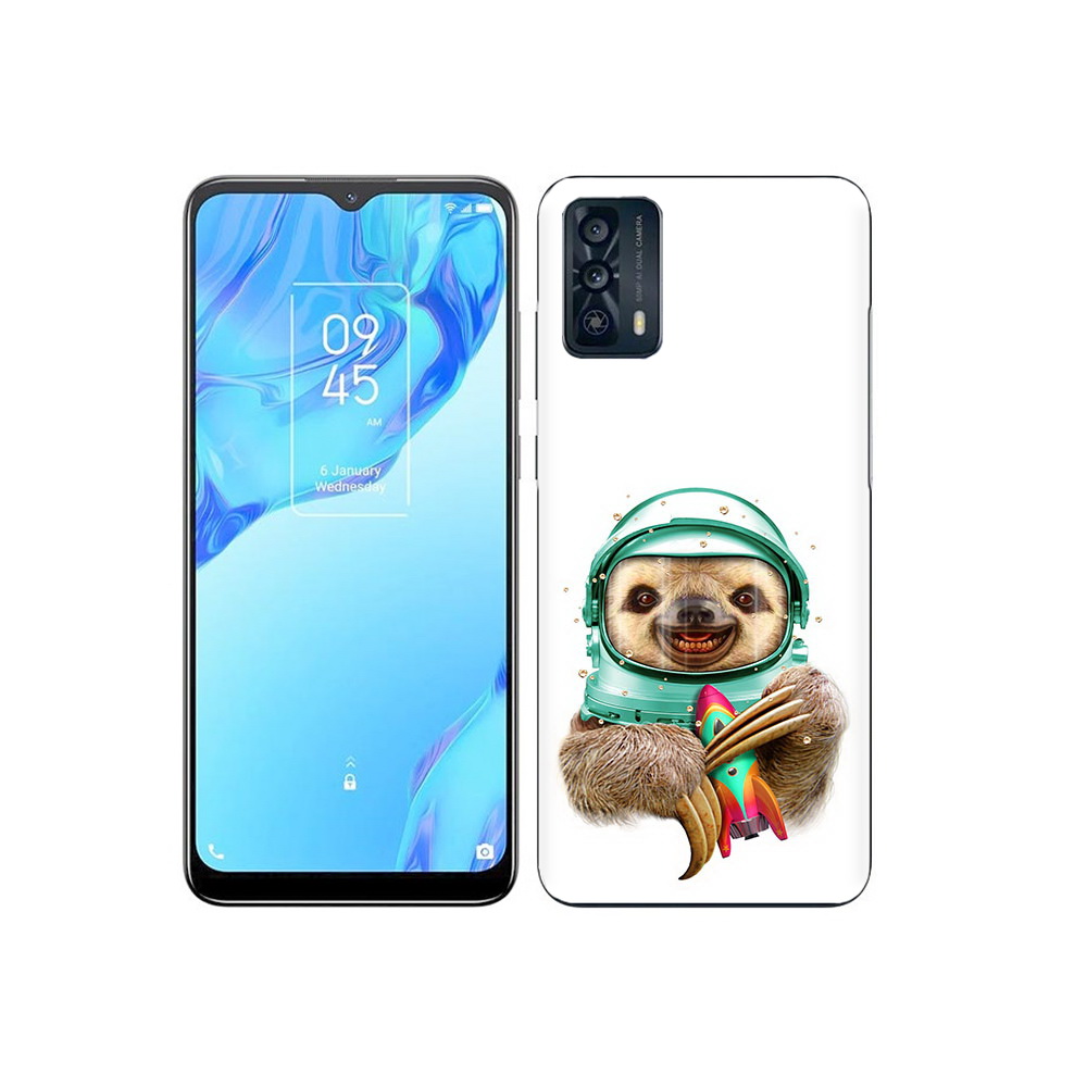 

Чехол MyPads Tocco для TCL 20B Ленивец астронавт, Прозрачный, Tocco