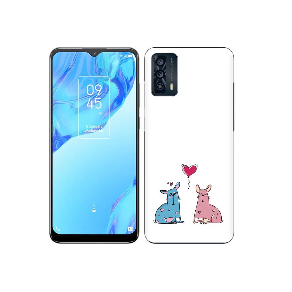 

Чехол MyPads Tocco для TCL 20B Лама любовь, Прозрачный, Tocco