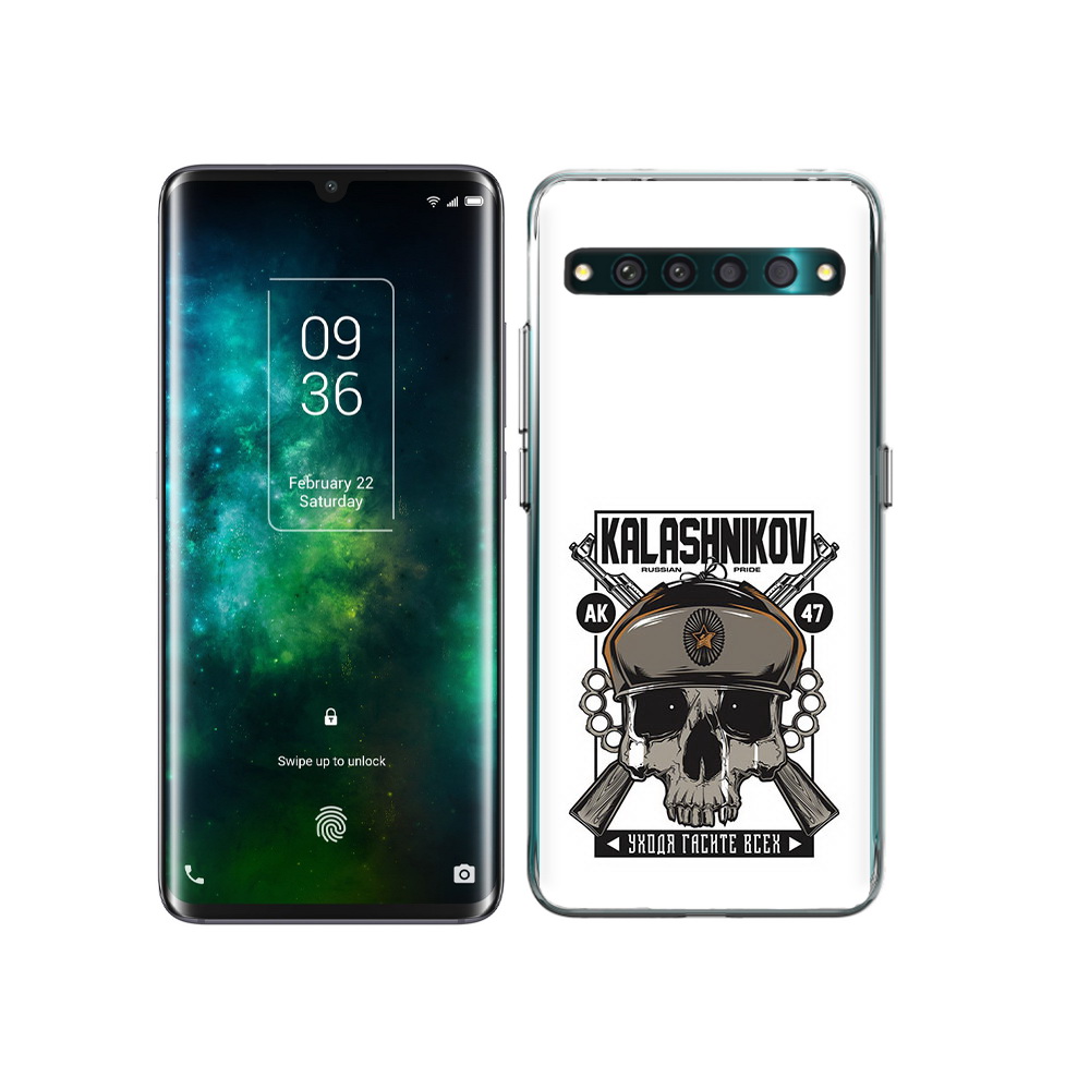 

Чехол MyPads Tocco для TCL 10 Pro Калашников, Прозрачный, Tocco