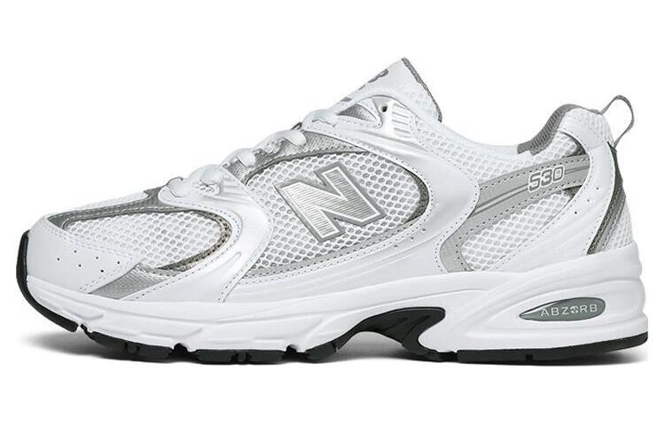 

Кроссовки унисекс New Balance NB 530 белые 39.5 EU, Белый, NB 530