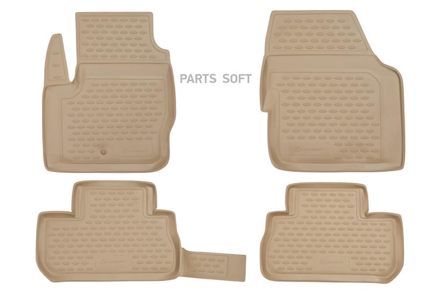 

Коврики В Салон Land Rover Freelander 07) 4 Шт. (Полиуретан Бежевые)