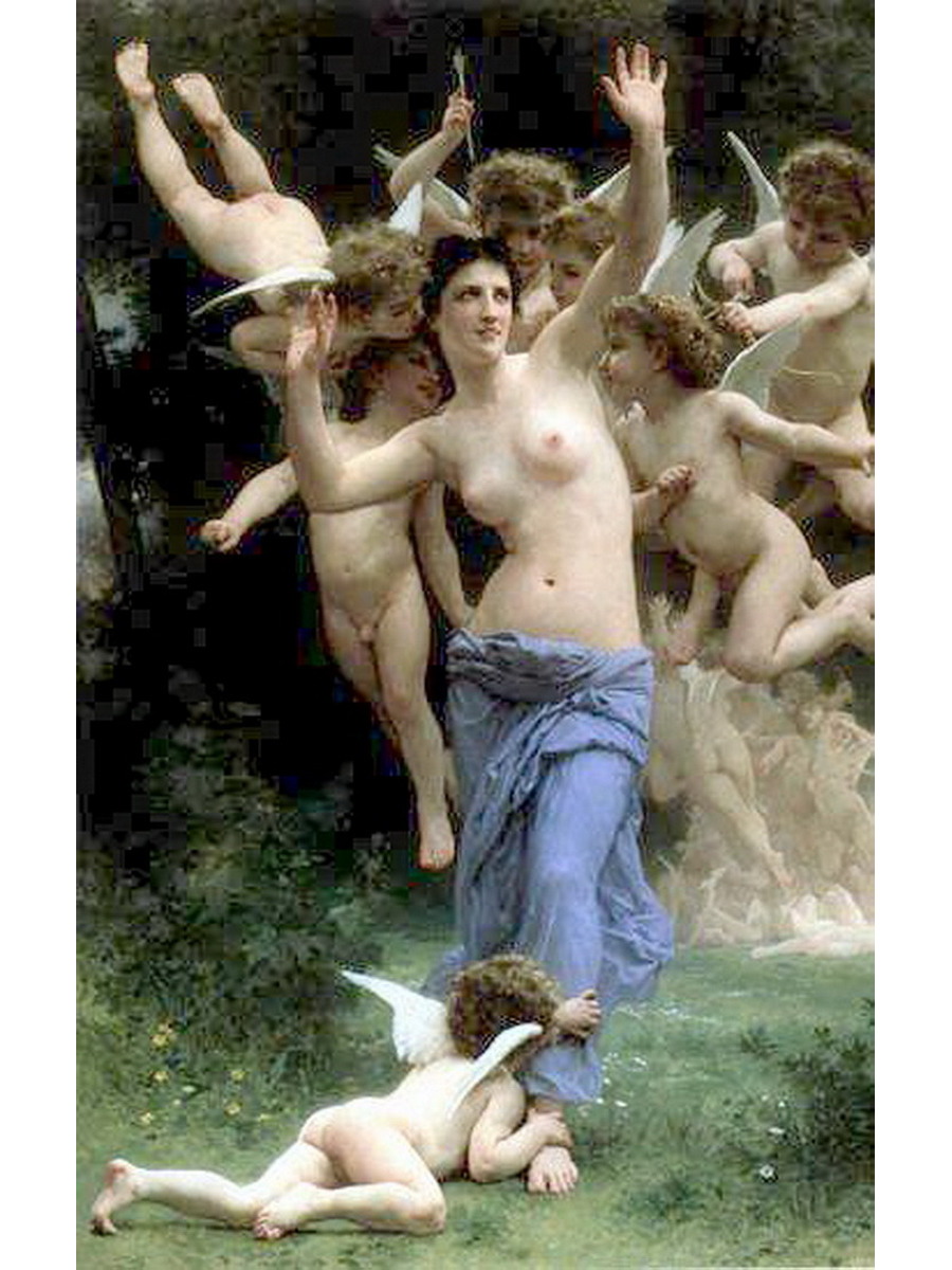 

Постер DRABS A3 Бугеро Адольф Вильям Invading Cupids Realm