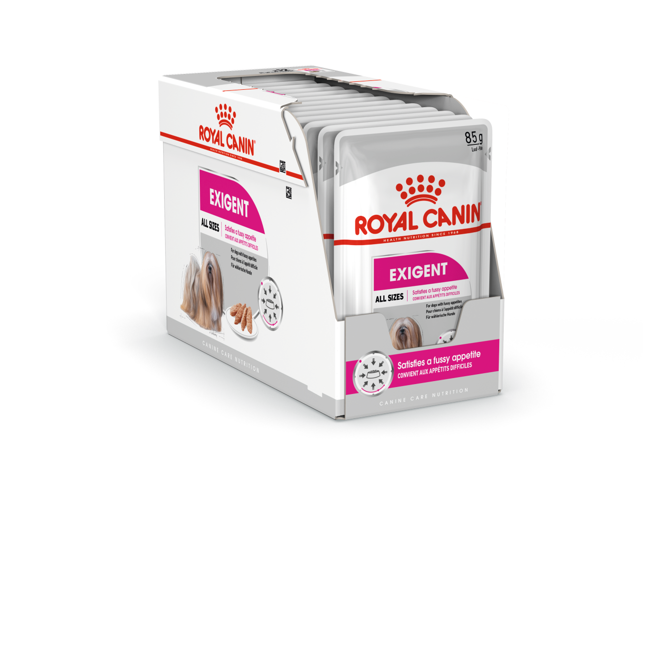 фото Влажный корм для собак royal canin exigent care, мясо, 12шт по 85г