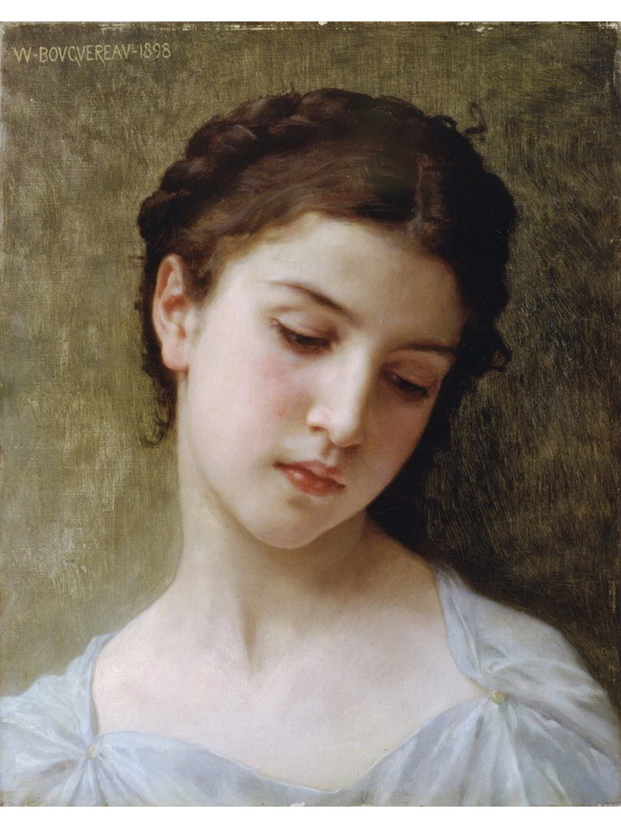 

Постер DRABS A3 Бугеро Адольф Вильям Head of a young girl