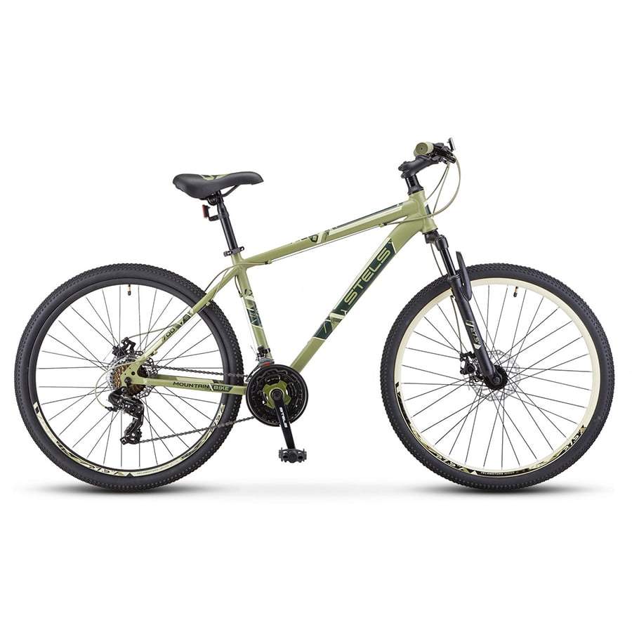 

Велосипед горный Stels Navigator 900 D F020 Хаки 29" (LU096012) рама 19", Зеленый, Navigator 900 D F020