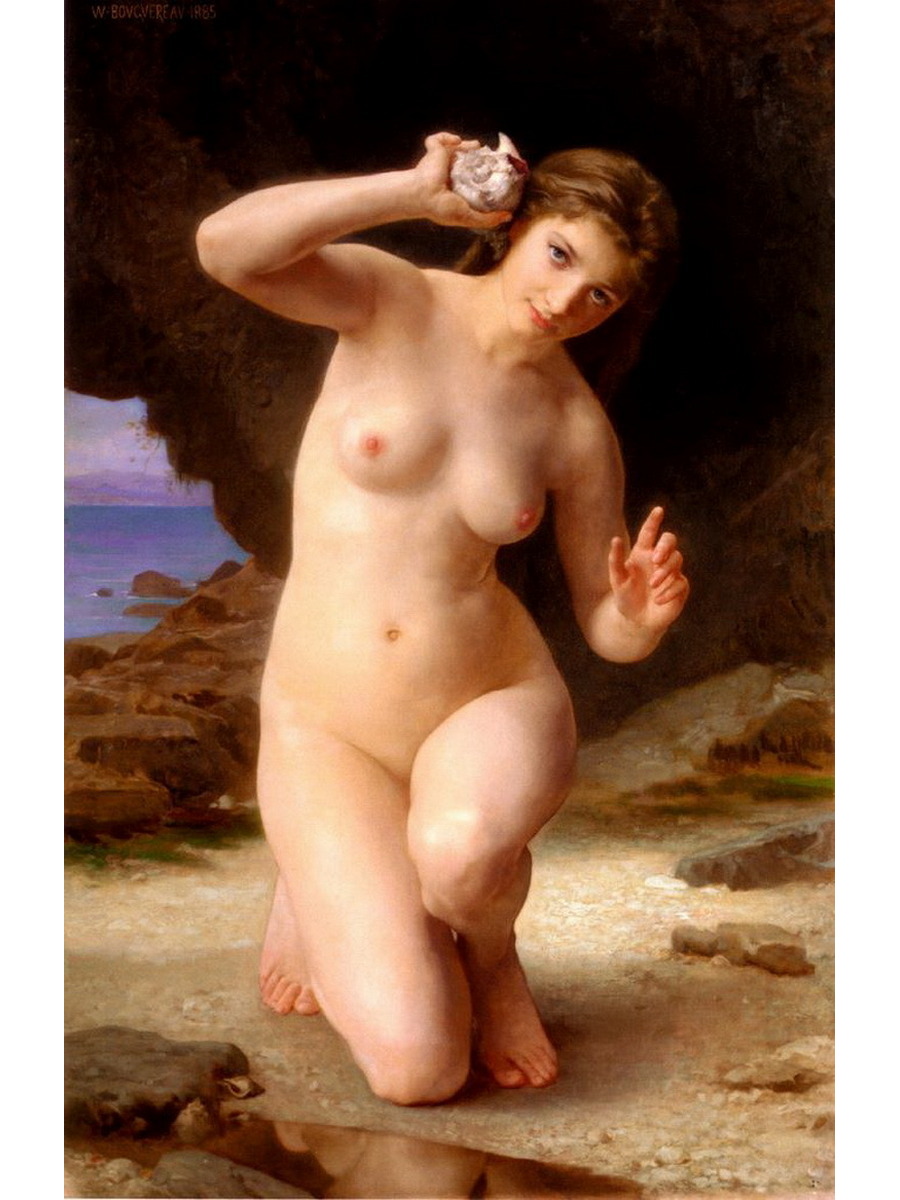 

Постер DRABS A3 Бугеро Адольф Вильям Femme au coquillage