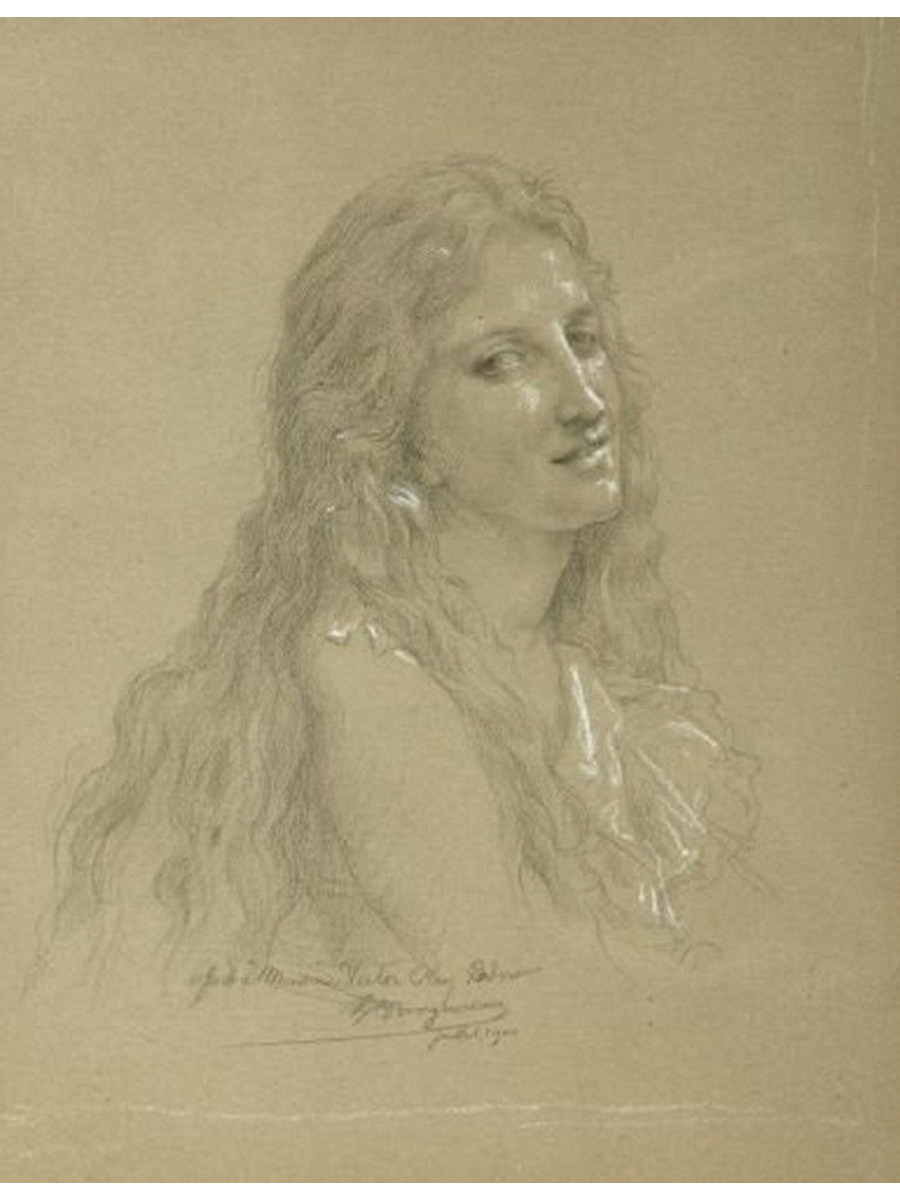 

Постер DRABS A3 Бугеро Адольф Вильям Drawing of a woman unknown
