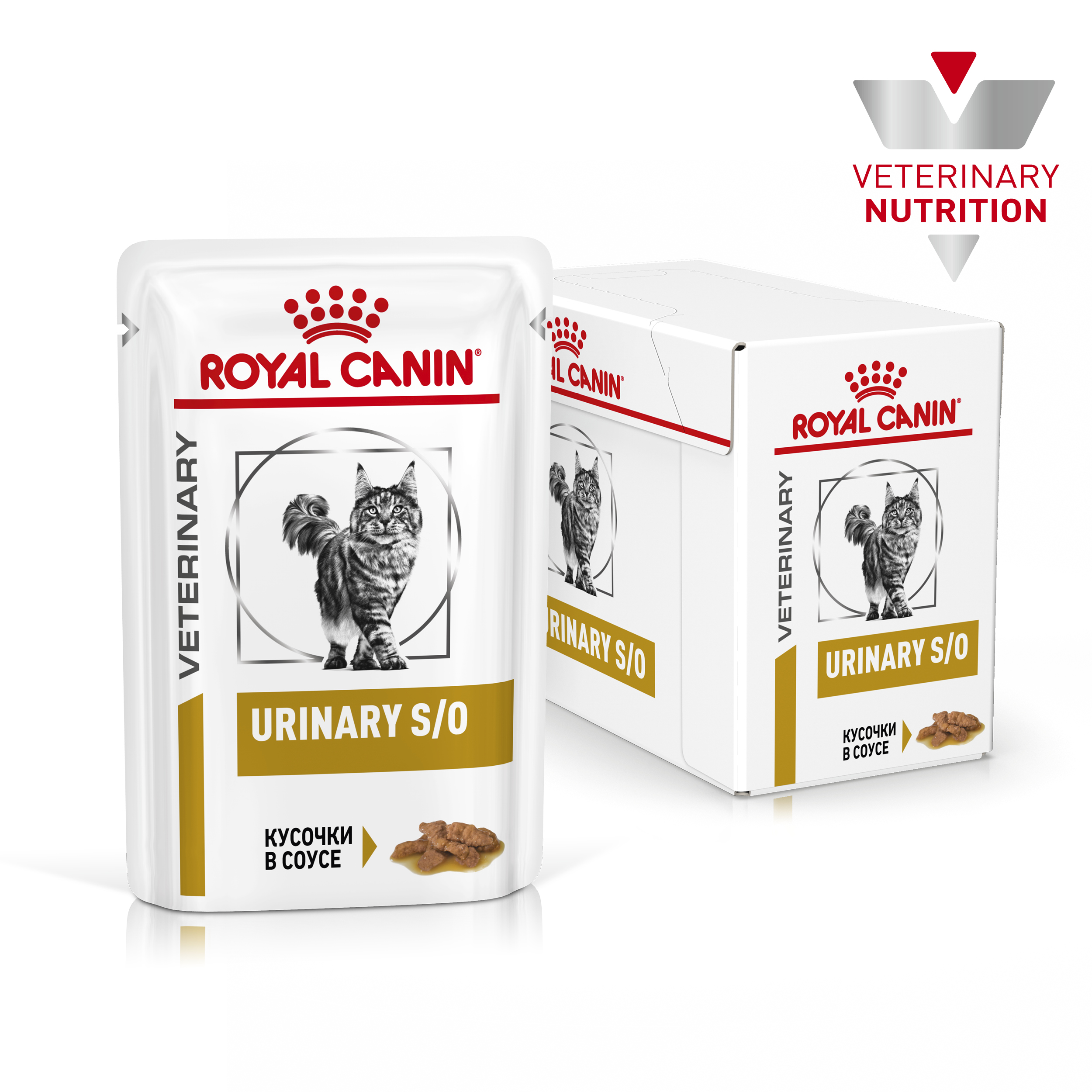 фото Влажный корм для кошек royal canin vet diet urinary s/o, в соусе, цыпленок, 12шт по 85г