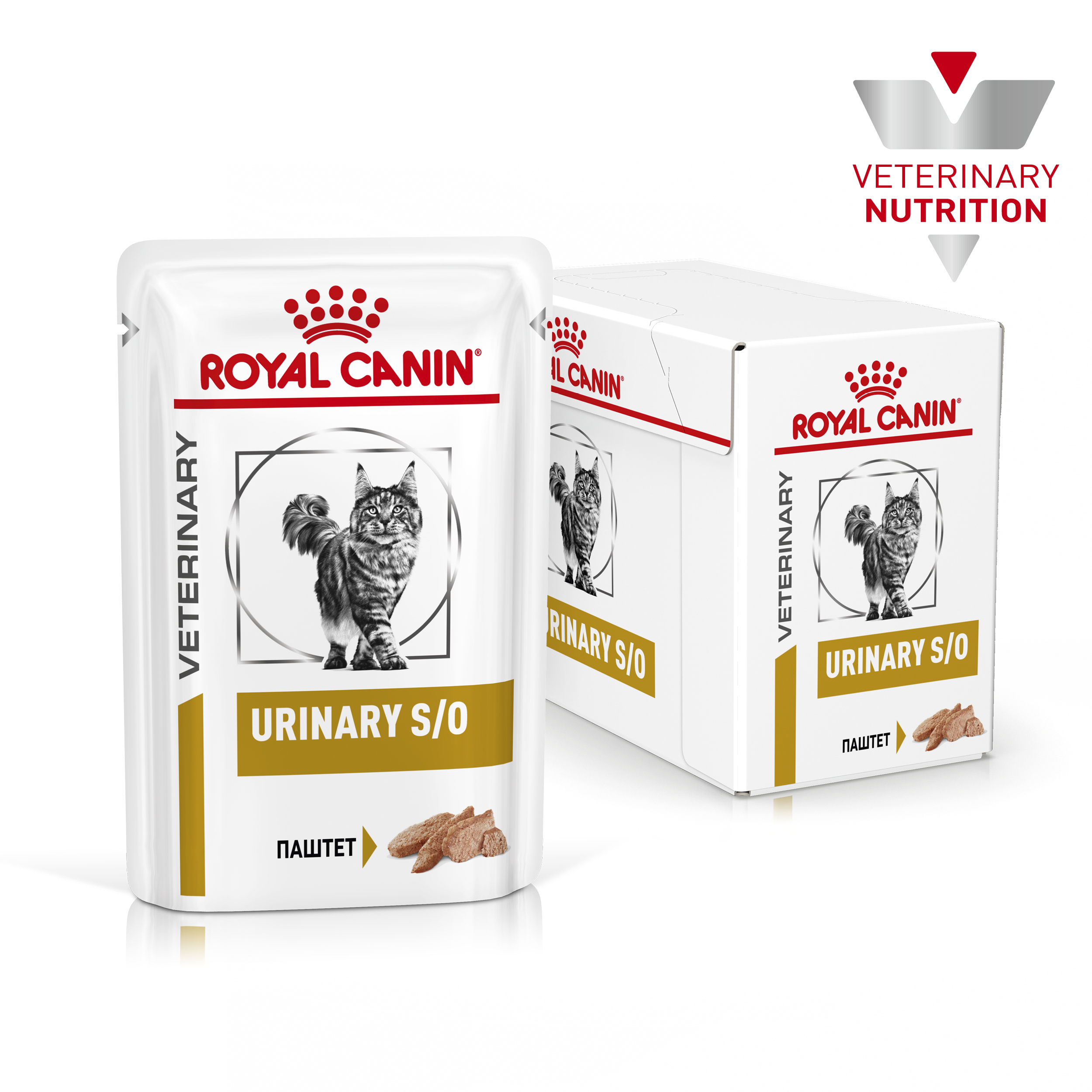 фото Влажный корм для кошек royal canin vet diet urinary s/o, паштет, цыпленок, 12шт по 85г