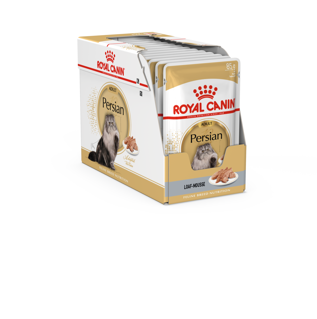 фото Влажный корм для кошек royal canin persian, мясо, 12шт по 85г