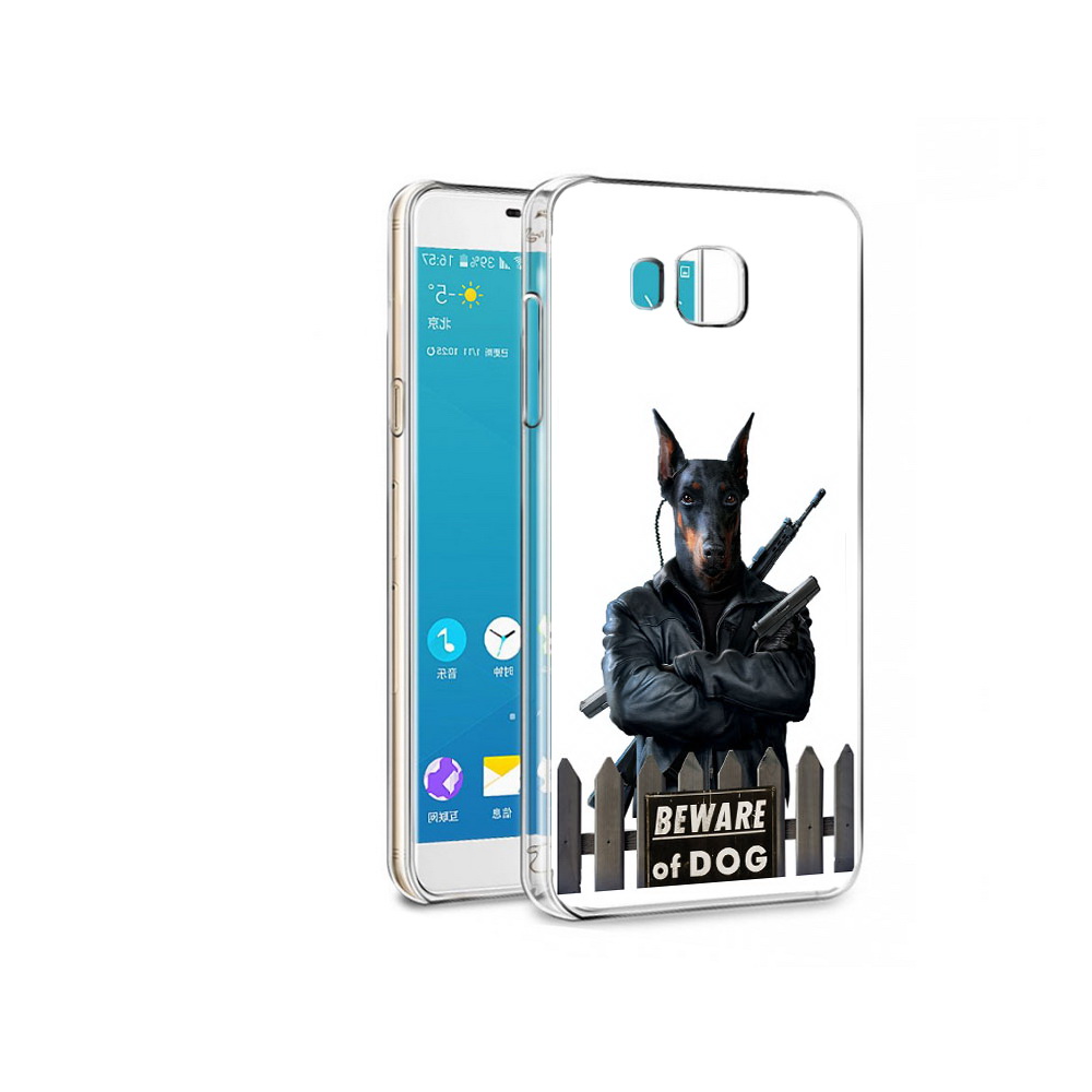 

Чехол MyPads Tocco для Samsung Galaxy Alpha доберман (PT13063.503.332), Прозрачный, Tocco