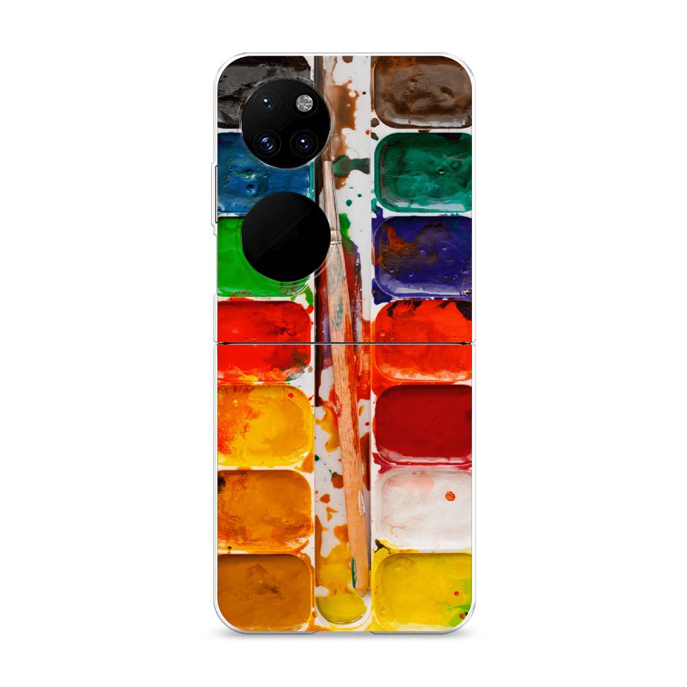 

Чехол на Huawei P50 Pocket "Акварель", 6107450-4