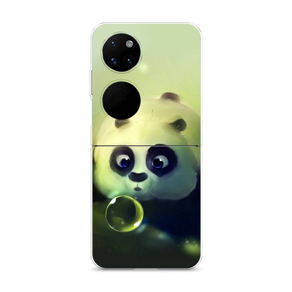 

Чехол на Huawei P50 Pocket "Малыш панды", Зеленый;черный;серый, 6107450-1