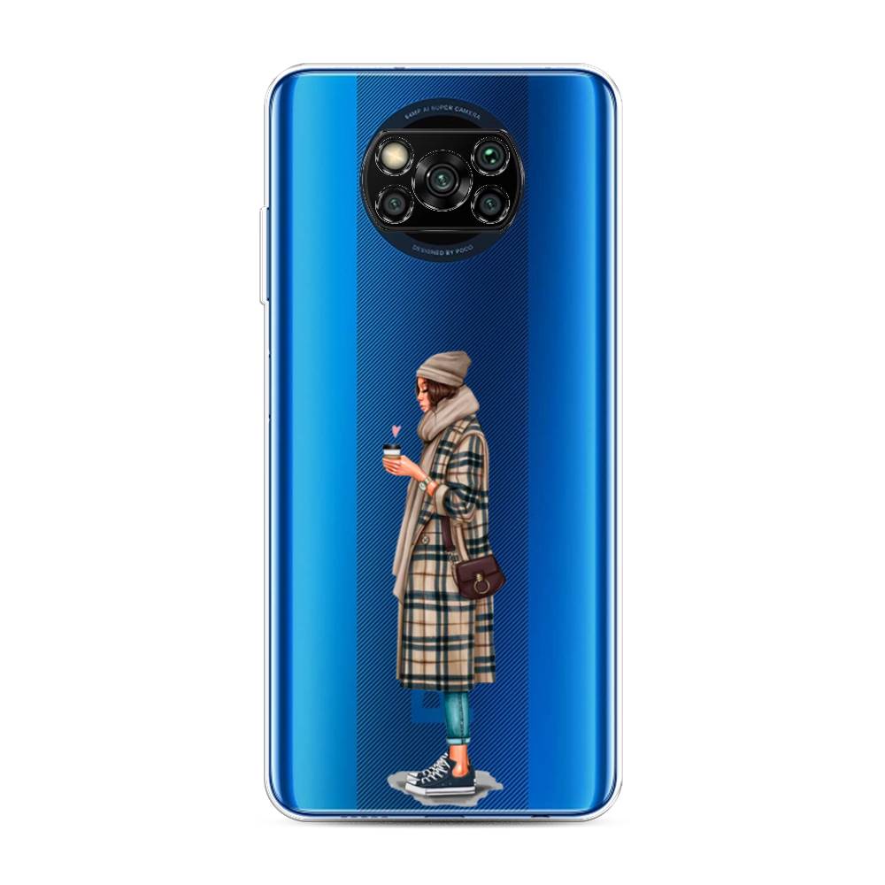 

Чехол для Xiaomi Poco X3/Poco X3 Pro "Утренний кофе", Коричневый;бежевый, 39250-6