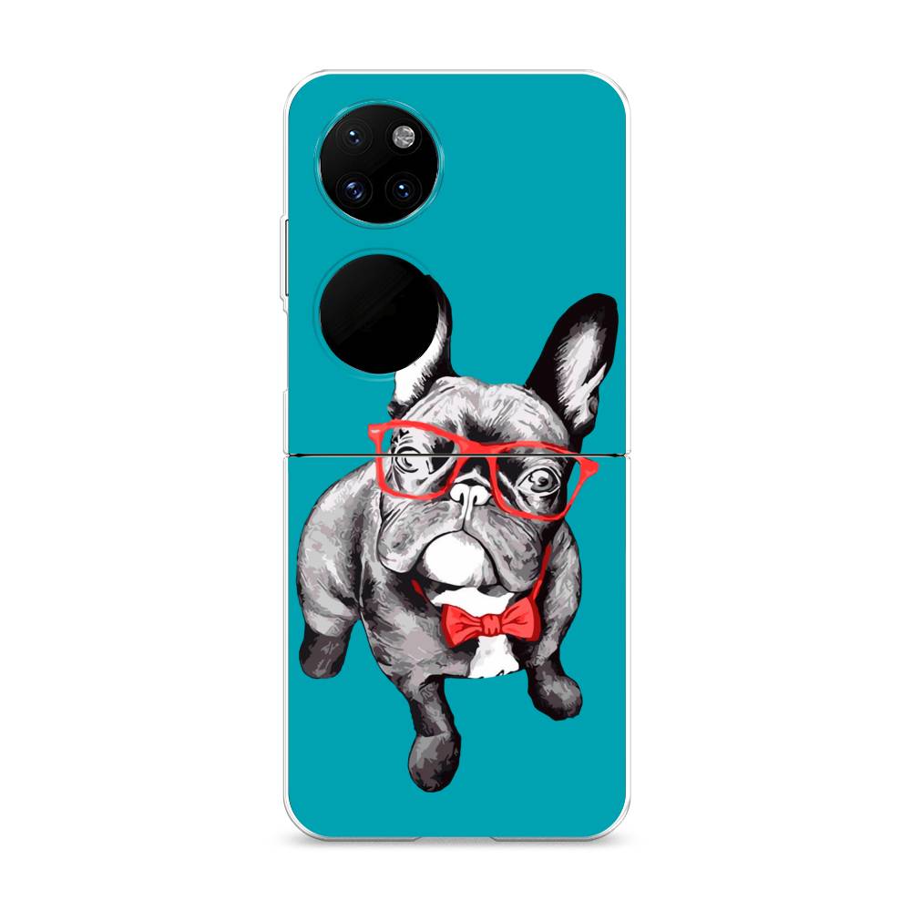 

Чехол на Huawei P50 Pocket "Французский бульдог", 6107450-1