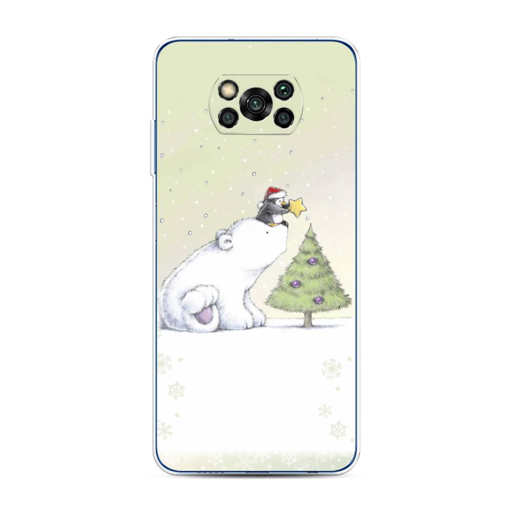 

Чехол для Xiaomi Poco X3/Poco X3 Pro "Украшение елки", Белый;бежевый, 39250-5