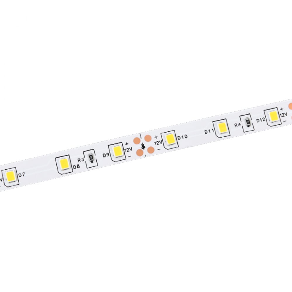 IEK Лента LED 5м LSR-2835WW60-4, 8-IP20-12В LSR1-1-060-20-3-05