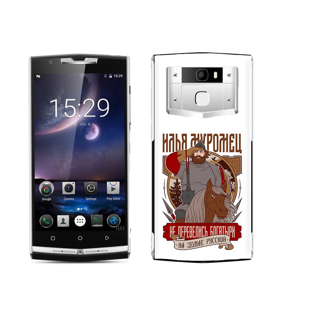 

Чехол MyPads Tocco для Oukitel K15 Plus Илья Муромец, Прозрачный, Tocco