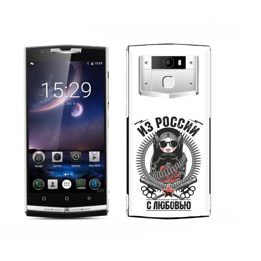

Чехол MyPads Tocco для Oukitel K15 Plus Из России с любовью, Прозрачный, Tocco