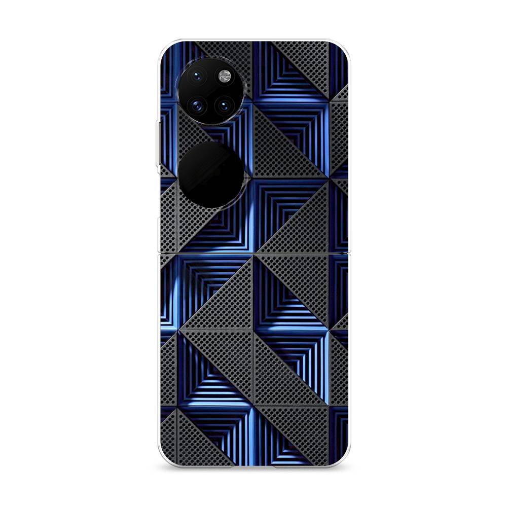 

Чехол на Huawei P50 Pocket "IBM", Серый;синий, 6107450-3