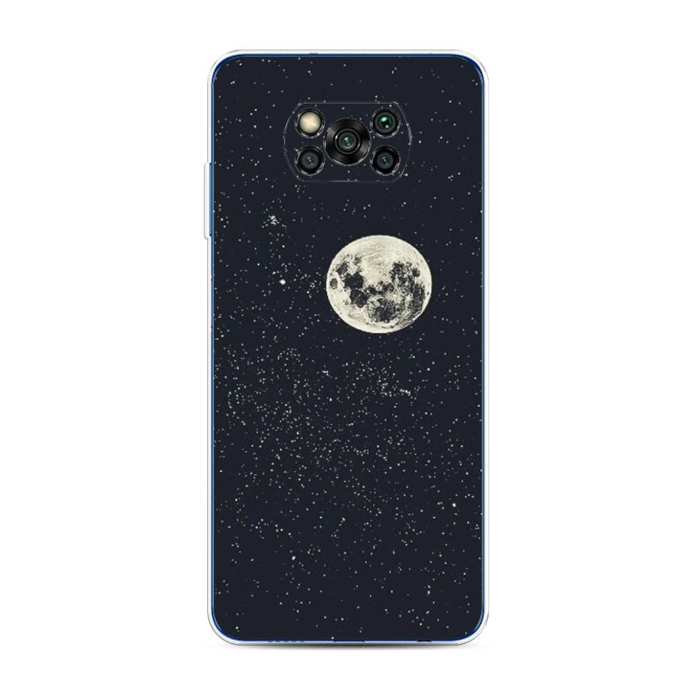 

Чехол на Poco X3/Poco X3 Pro "Полнолуние", Красный, 39250-2