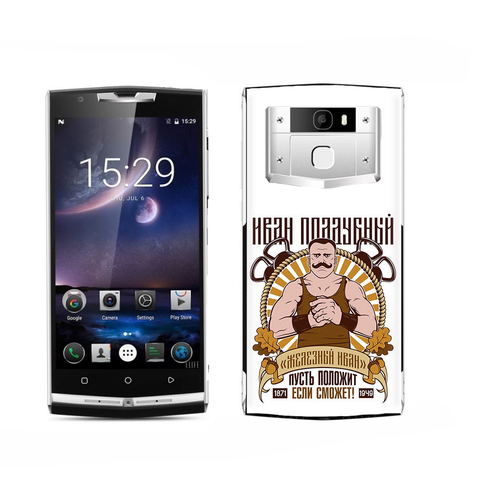 

Чехол MyPads Tocco для Oukitel K15 Plus Железный Иван, Прозрачный, Tocco