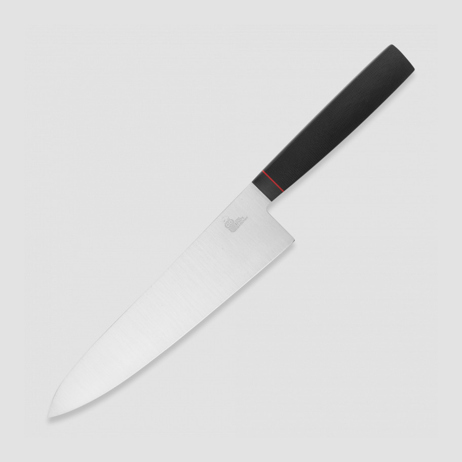 Нож поварской кухонный шеф OWL KNIFE, CH210, 21,5 см, сталь Elmax, Black