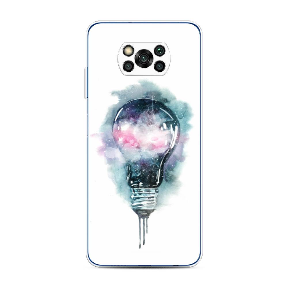 

Чехол на Xiaomi Poco X3 "Волшебная лампа", Белый;серый, 39250-4