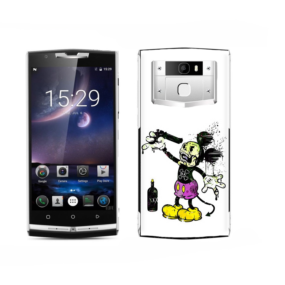 

Чехол MyPads Tocco для Oukitel K15 Plus Драг Микки, Прозрачный, Tocco