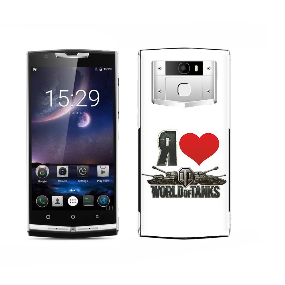 

Чехол MyPads Tocco для Oukitel K15 Plus я люблю ворлд оф танк, Прозрачный, Tocco