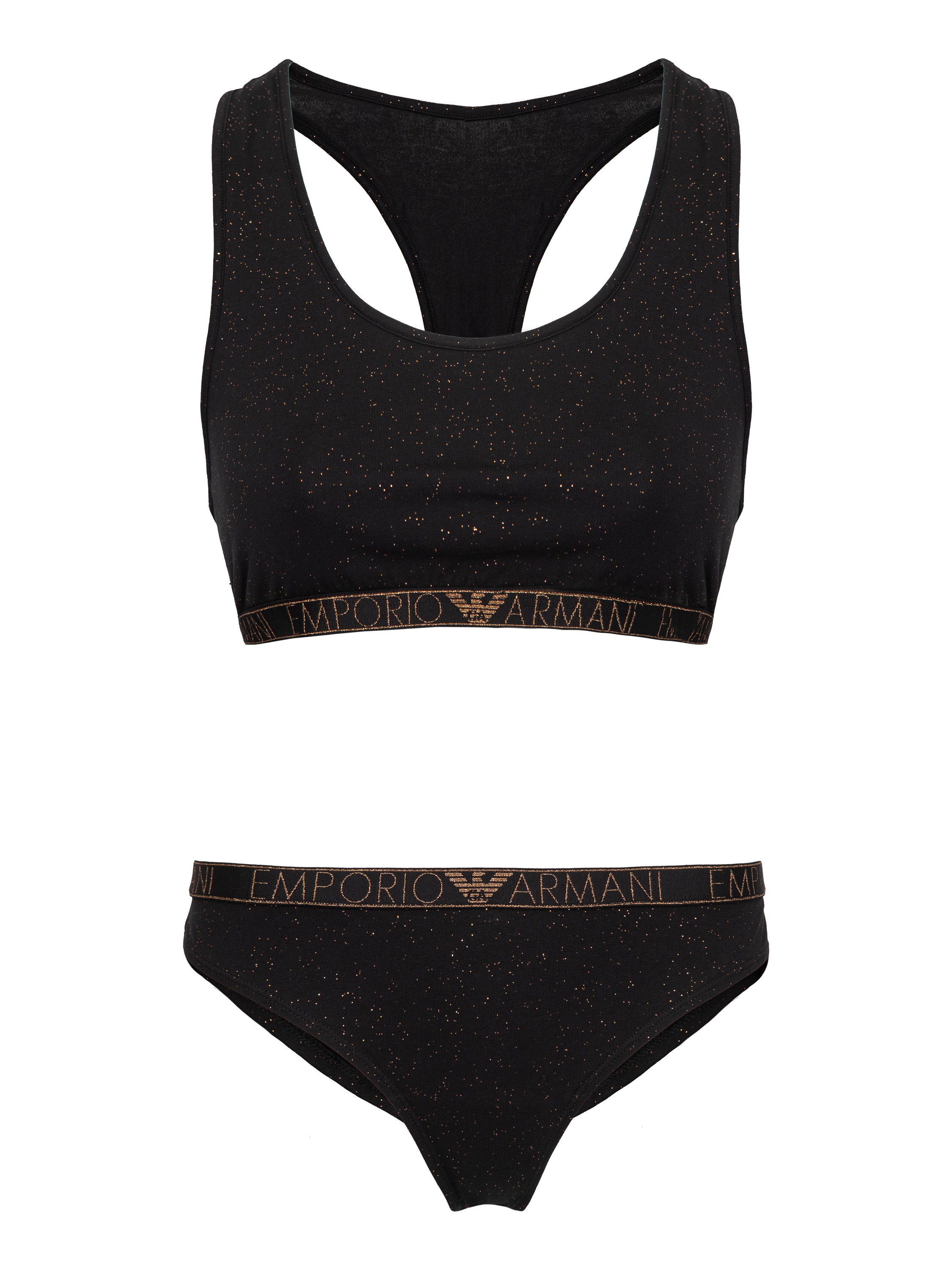 

Комплект белья женский EA Underwear 1645232F225 черный  RU, 1645232F225