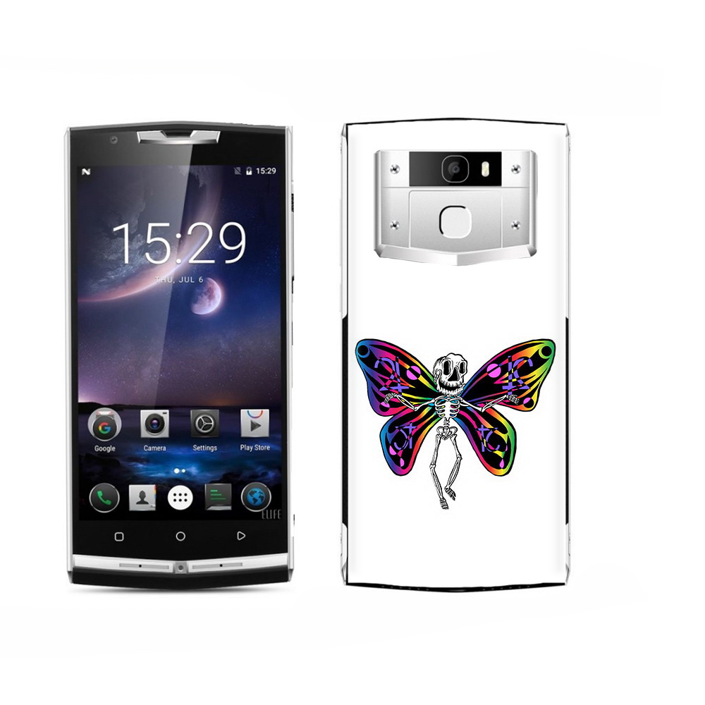 

Чехол MyPads Tocco для Oukitel K15 Plus эффект бабочки, Прозрачный, Tocco