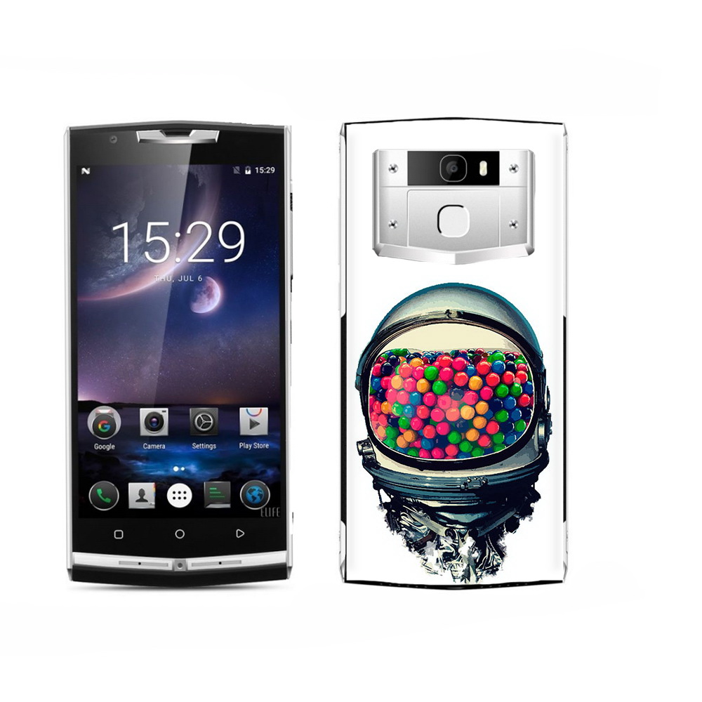 

Чехол MyPads Tocco для Oukitel K15 Plus шлем космонавта, Прозрачный, Tocco