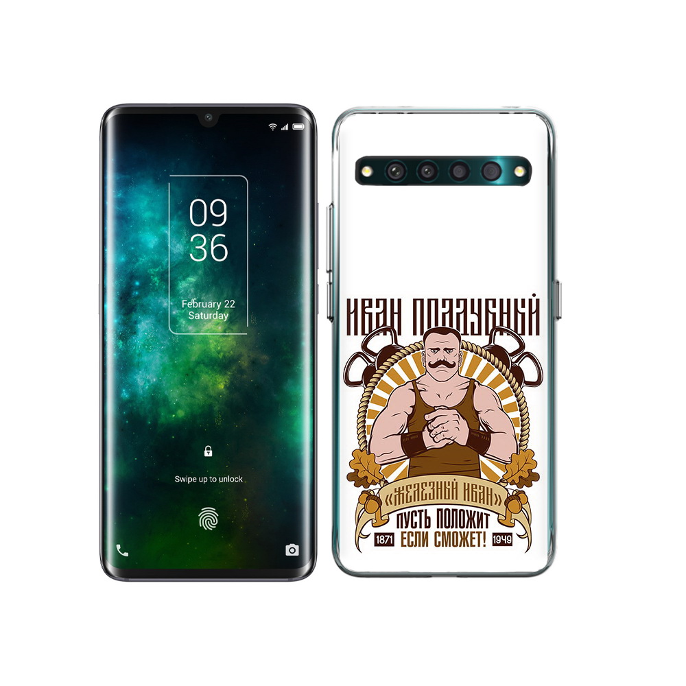 

Чехол MyPads Tocco для TCL 10 Pro Железный Иван, Прозрачный, Tocco