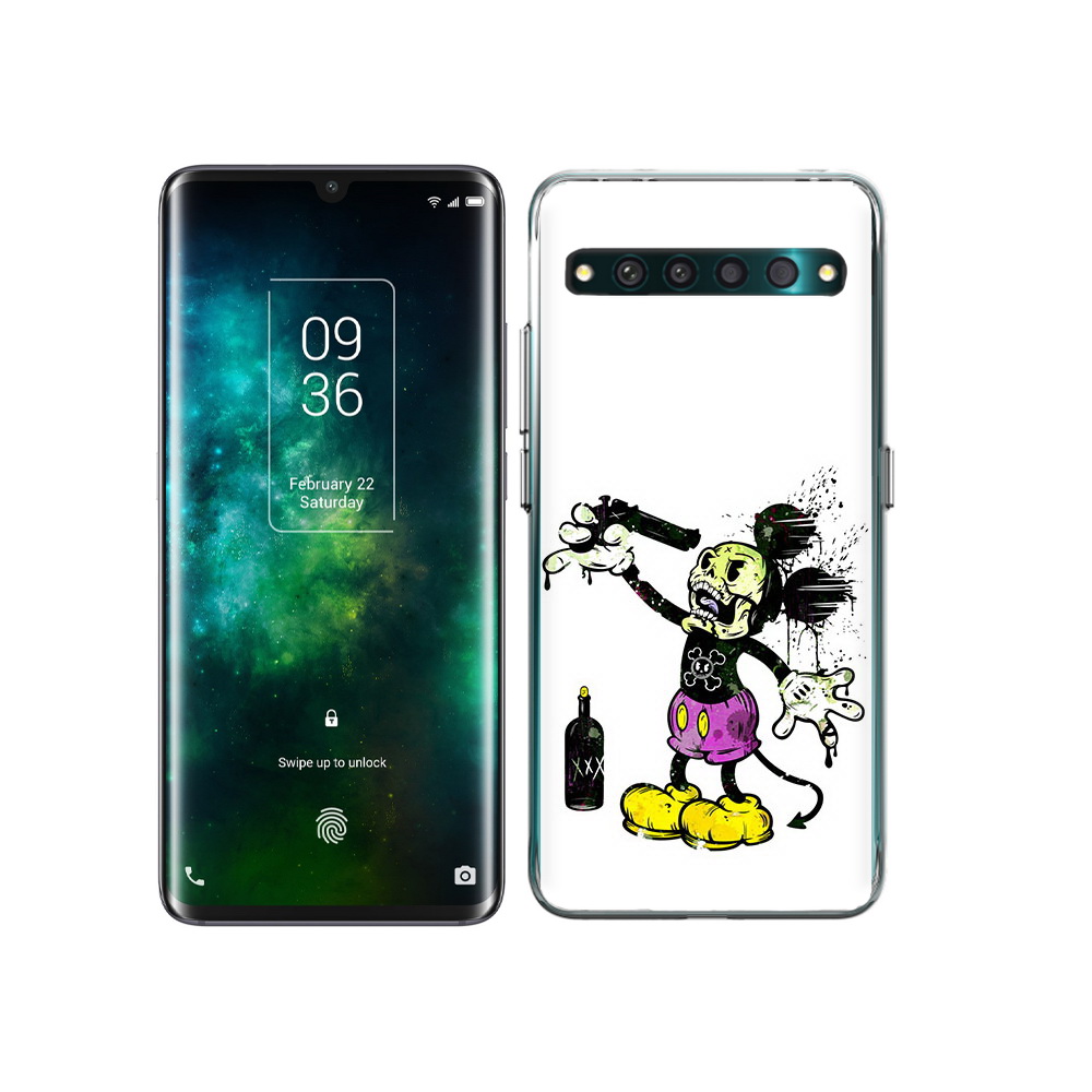 

Чехол MyPads Tocco для TCL 10 Pro Драг Микки, Прозрачный, Tocco