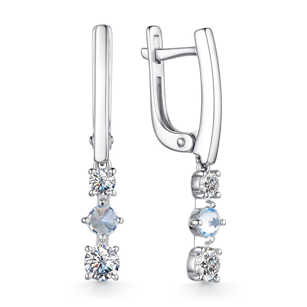 

Серьги из серебра с swarovski АЛЬКОР 02-2477_СВ61-00, 02-2477_СВ61-00