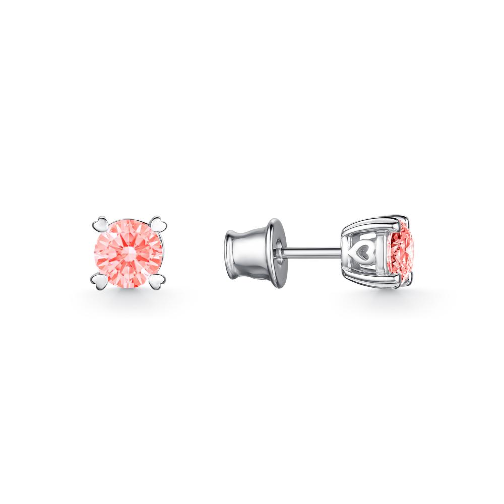 

Серьги-пусеты из серебра с swarovski АЛЬКОР 02-2538_0СВ1-00, 02-2538_0СВ1-00