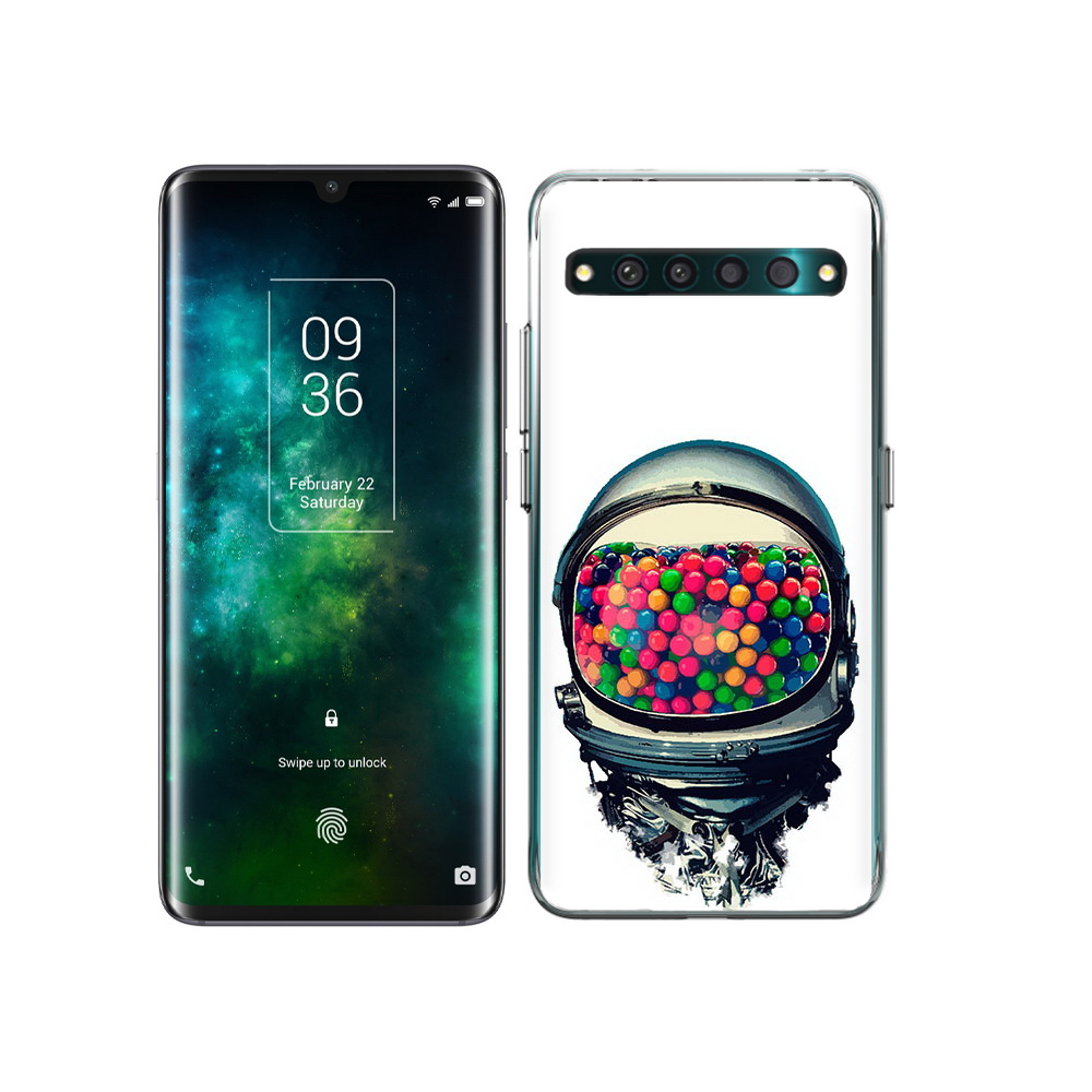

Чехол MyPads Tocco для TCL 10 Pro шлем космонавта, Прозрачный, Tocco