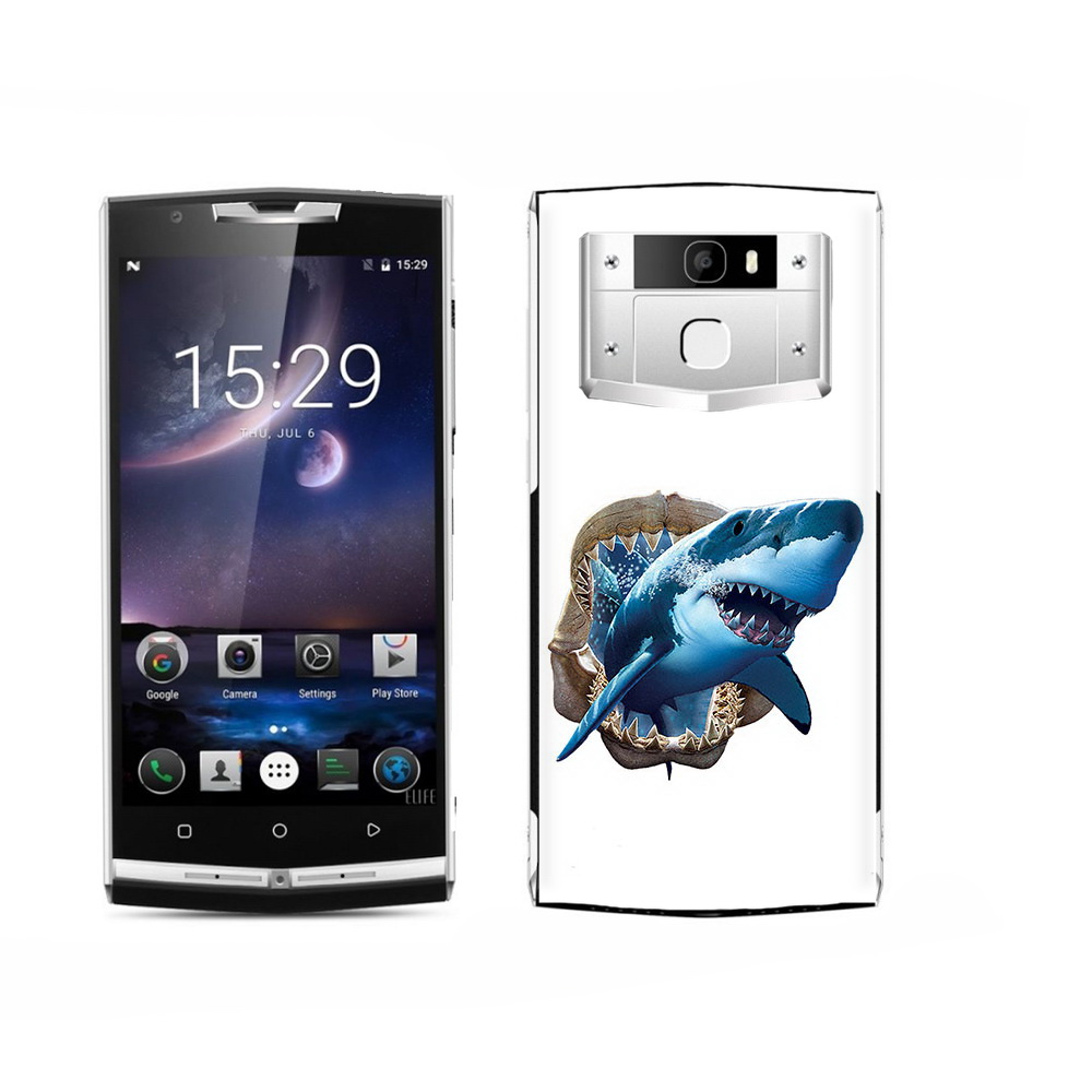 

Чехол MyPads Tocco для Oukitel K15 Plus челюсти, Прозрачный, Tocco