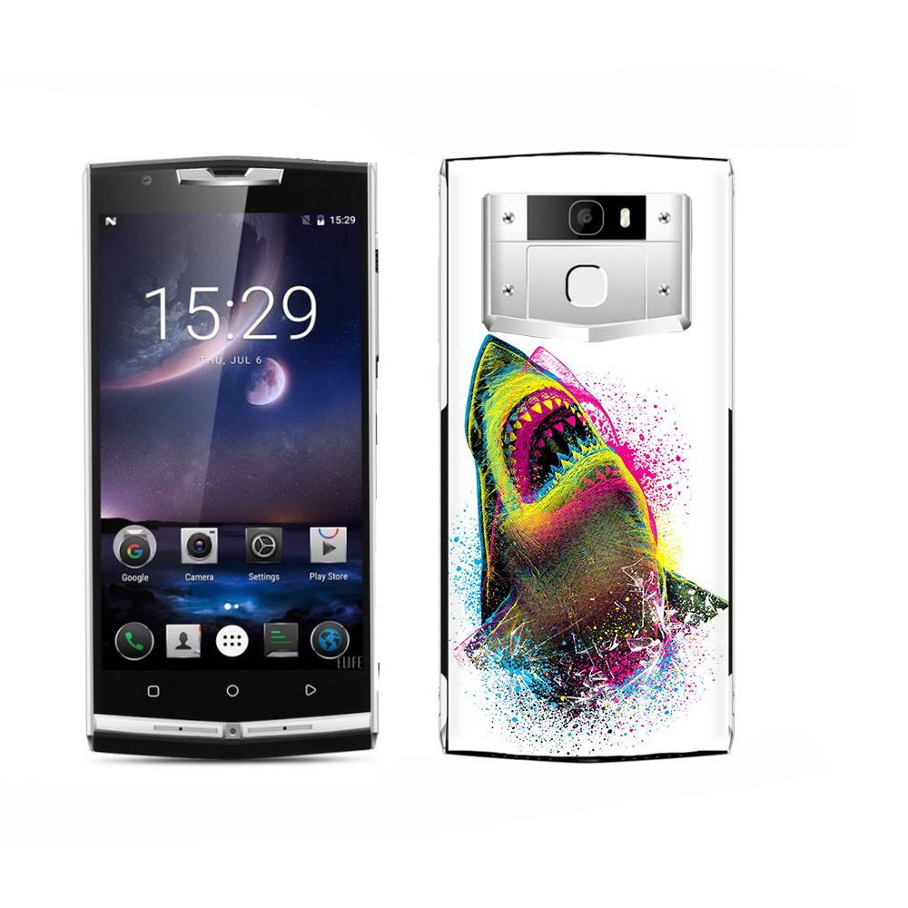 

Чехол MyPads Tocco для Oukitel K15 Plus челюсти-2, Прозрачный, Tocco